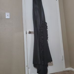 Split thigh sleeveless maxi dress